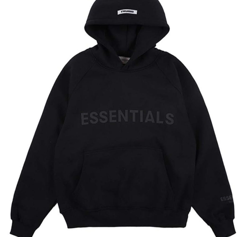 Fear of God Essentials Hoodie Black SS20 Size M